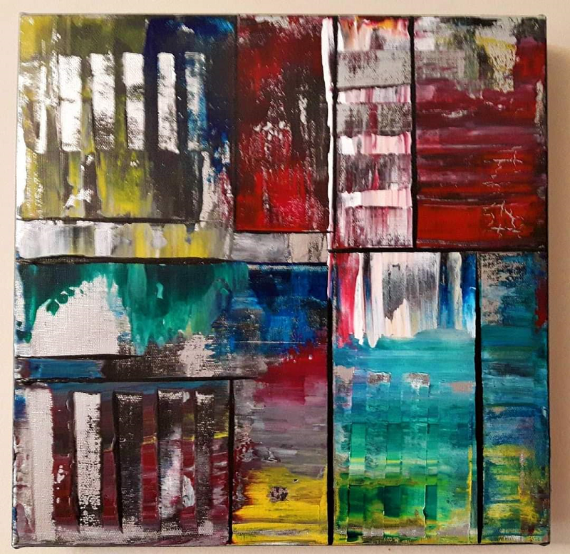 Acrylique - 12'' x 12'' - 290$+tx