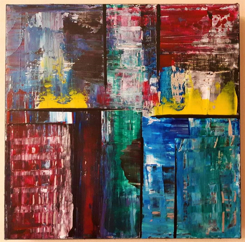 Acrylique - 12'' x 12'' - 290$+tx