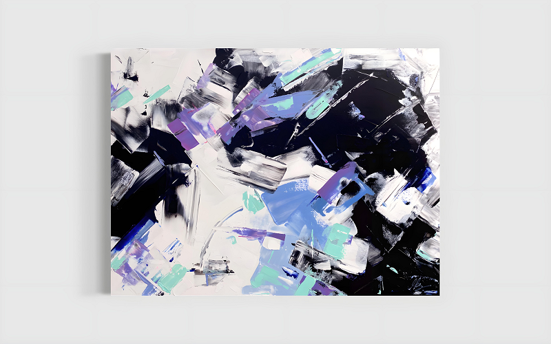 Acrylique - 48'' x 36'' - 2160$+tx