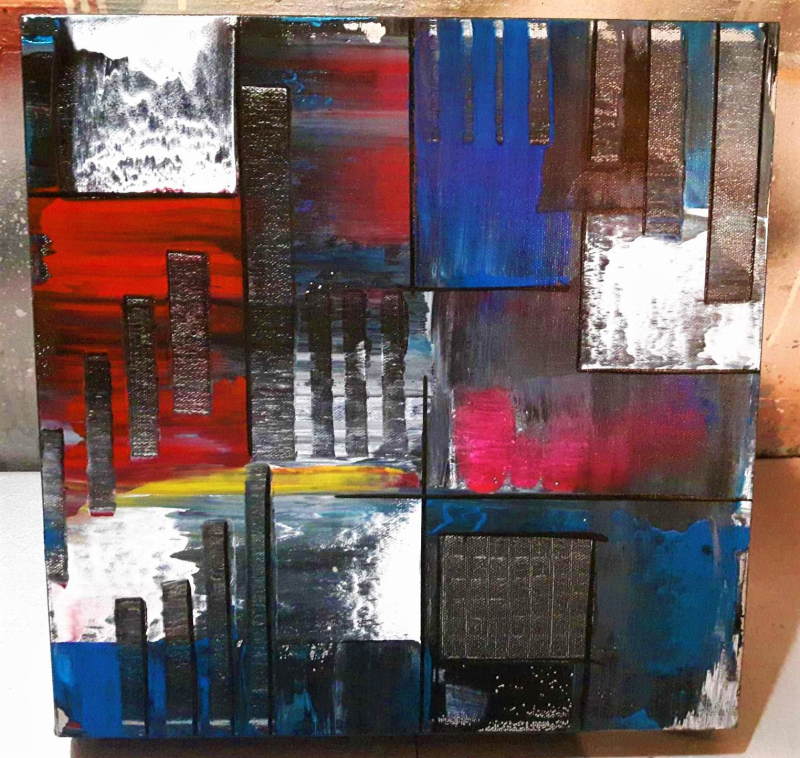 Acrylique - 12'' x 12'' - 290$+tx