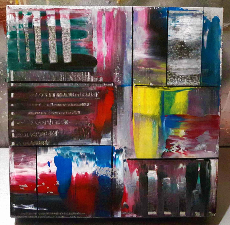 Acrylique - 12'' x 12'' - 290$+tx