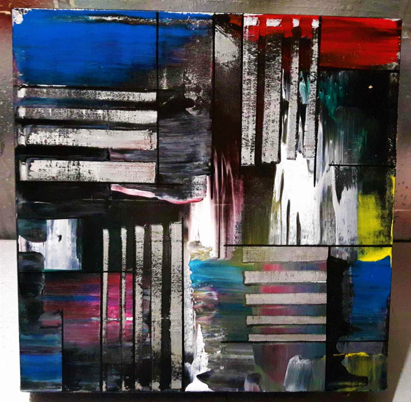 Acrylique - 12'' x 12'' - 290$+tx