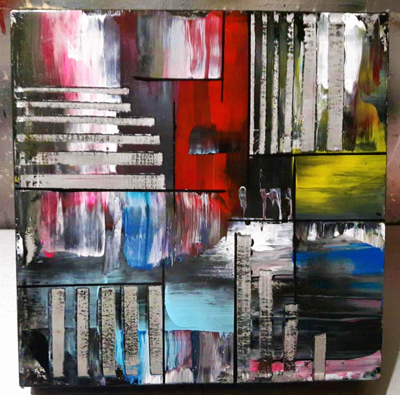 Acrylique - 12'' x 12'' - 290$+tx