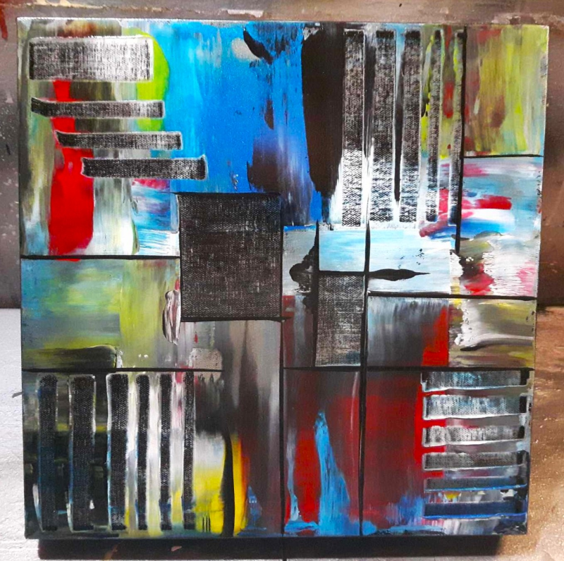 Acrylique - 12'' x 12'' - 290$+tx