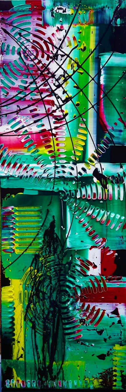 Acrylique - 12'' x 36'' - 650$+tx