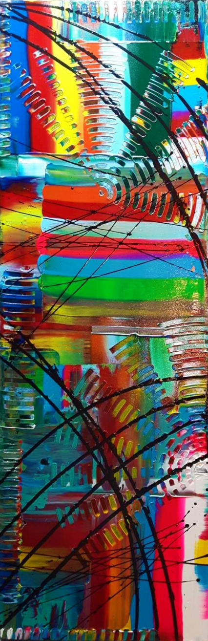 Acrylique - 12'' x 36'' - 650$+tx