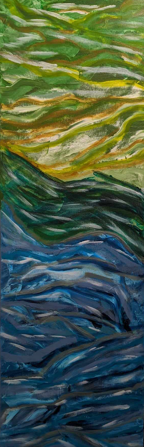 Techniques mixtes - 10'' x 30'' - 1200$+tx