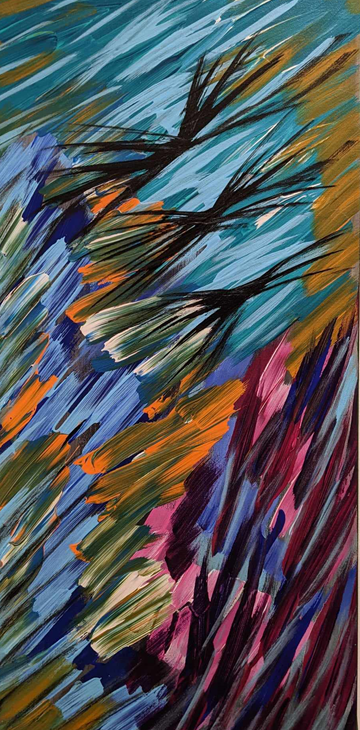 Techniques mixtes - 10'' x 20'' - 800$+tx