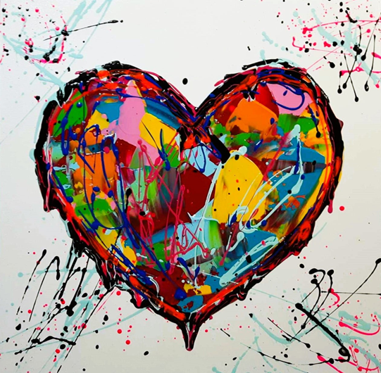 Acrylique - 16'' x 16'' - 450$+tx