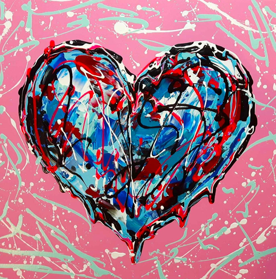 Acrylique - 16'' x 16'' - 450$+tx