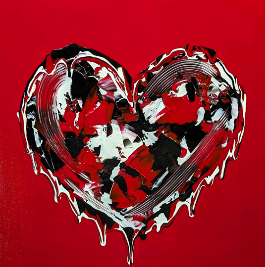 Acrylique - 16'' x 16'' - 450$+tx