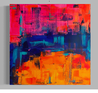 Acrylique - 24''x 24''- 720$+tx