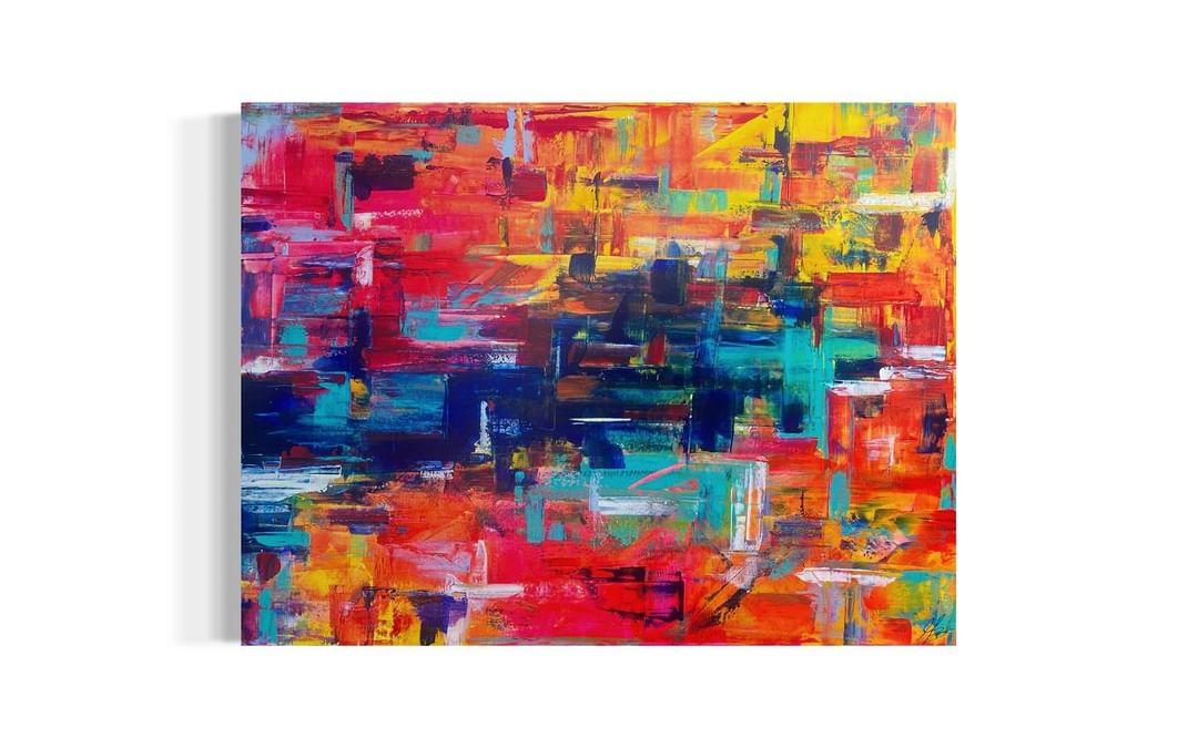 Acrylique - 48'' x 36'' - 2160$+tx