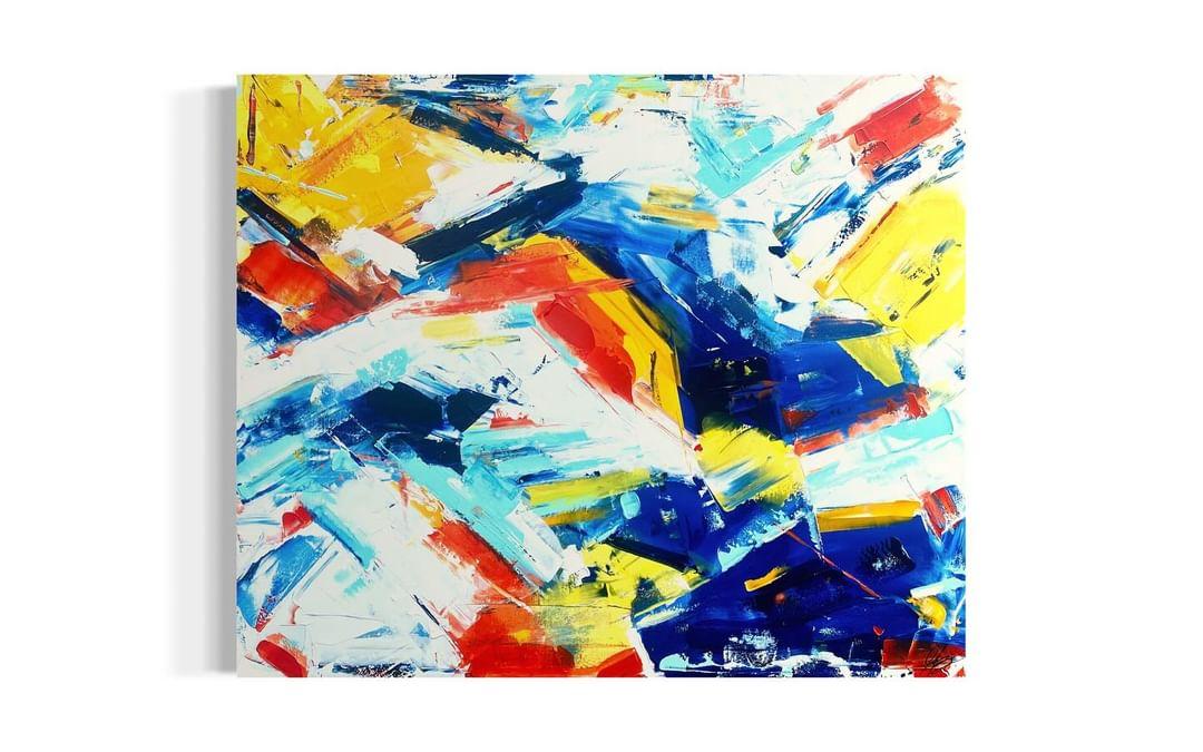 Acrylique - 48'' x 40'' - 2400$+tx