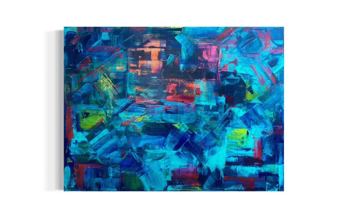 Acrylique - 48'' x 36'' - 2160$+tx