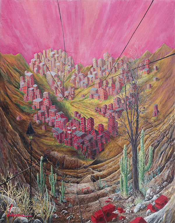 Acrylique - 22'' x 28'' - 1080$+tx Atelier