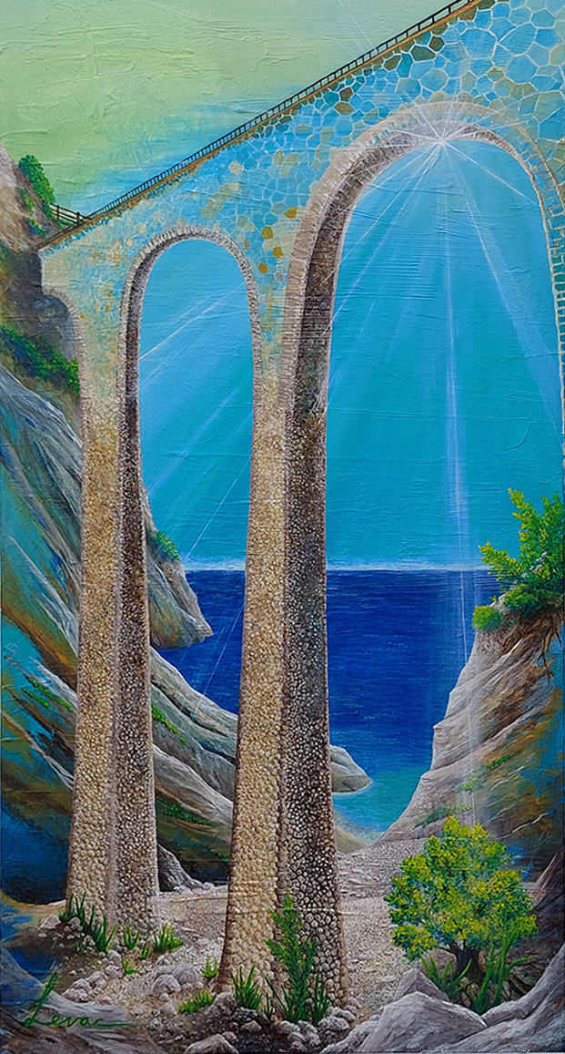 Acrylique - 16'' x 40'' - 1120$+tx Atelier