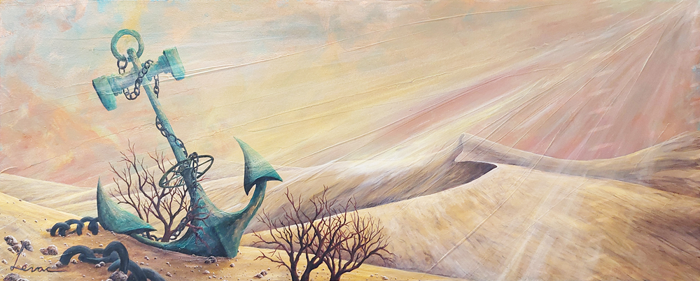 Acrylique - 40'' x 16'' - 1120$+tx Atelier