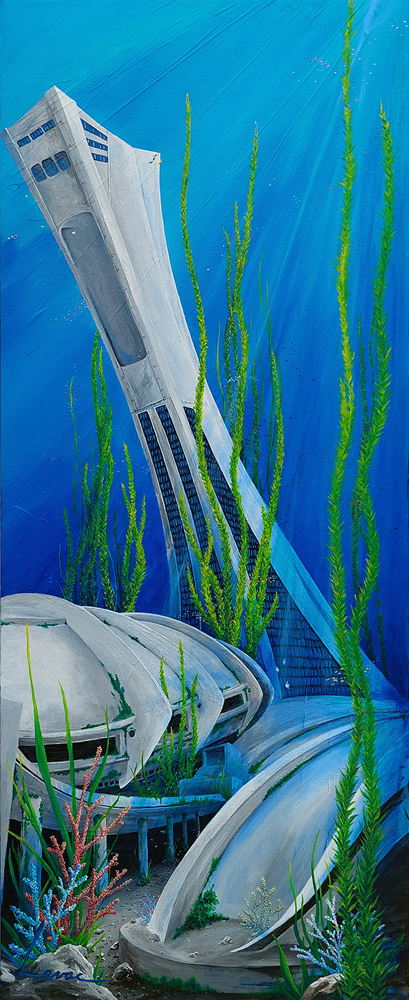 Acrylique - 16'' x 40'' - 1120$+tx