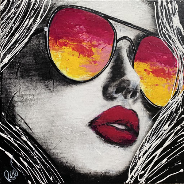 Acrylique - 12'' x 12'' - 380$+tx