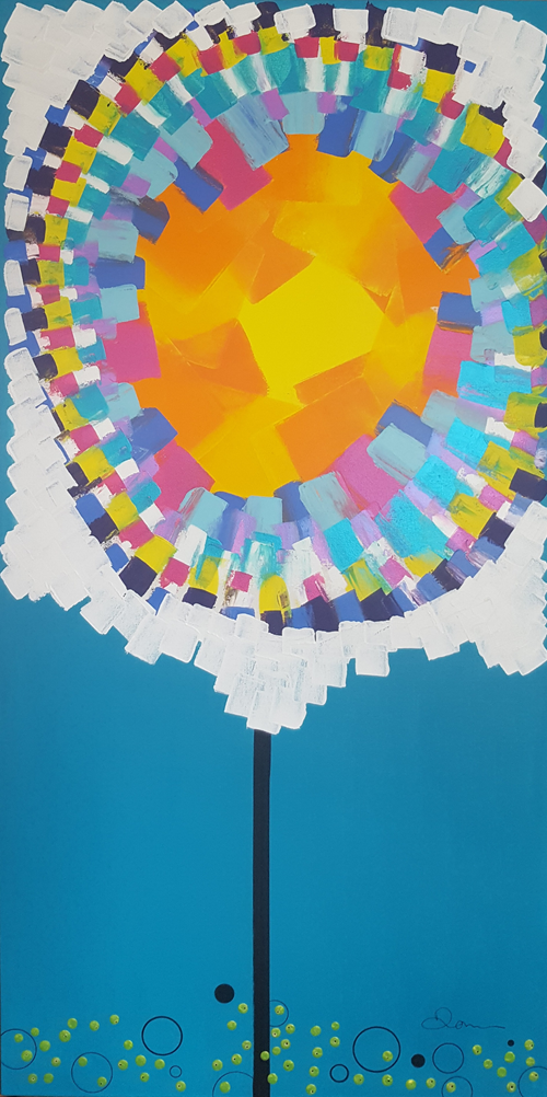 Acrylique - 20'' x 40'' - 1000$+tx