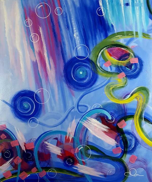 Acrylique - 30'' x 36'' - 1350$+tx