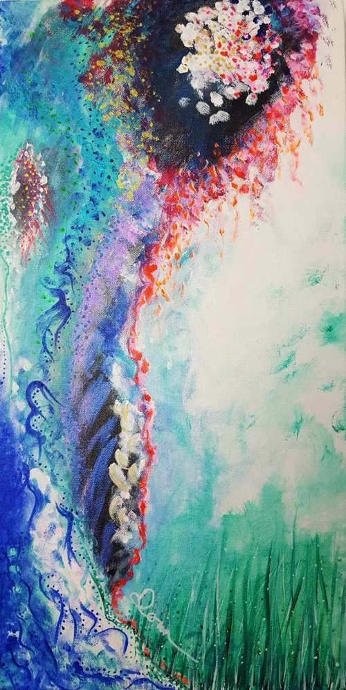 Acrylique - 12'' x 24'' - 360$+tx