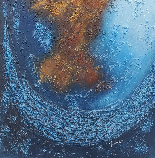 Techniques mixtes - 12'' x 12'' - 380$+tx