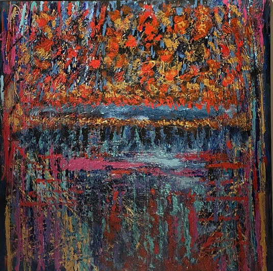 Acrylique - 40'' x 40'' - 3100$+tx