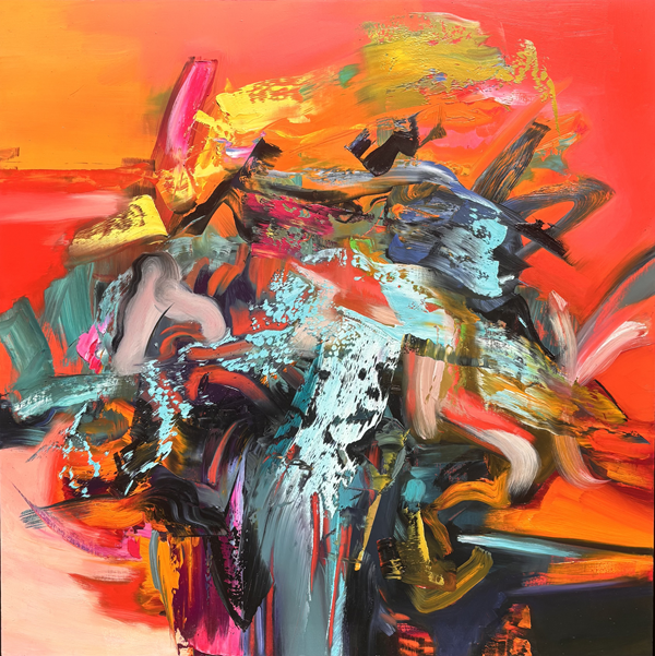 Acrylique - 36'' x 36'' - 2000$+tx