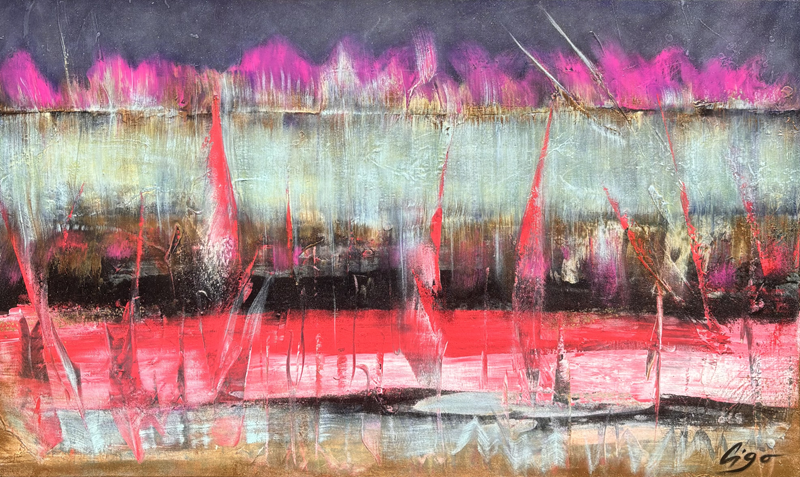 Acrylique - 60'' x 36'' - 3300$+tx