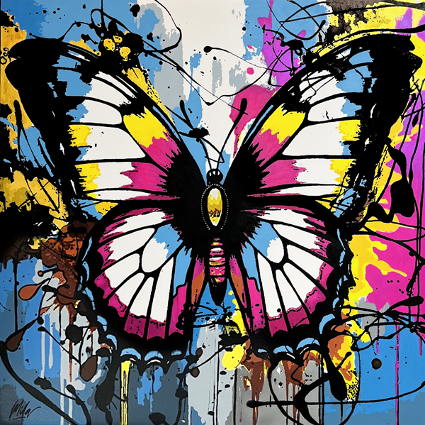 Techniques mixtes - 24'' x 24'' - 1450$+tx