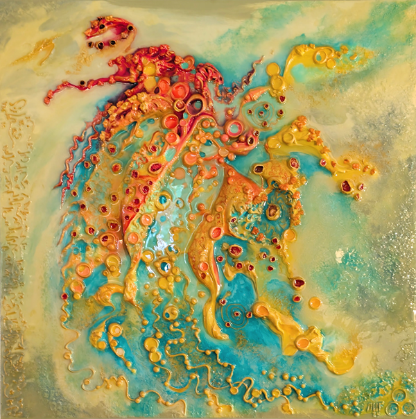 Techniques mixtes - 30'' x 30'' - 2475$+tx