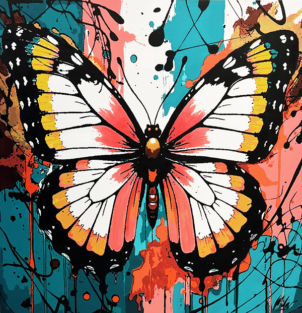 Techniques mixtes - 24'' x 24'' - 1450$+tx