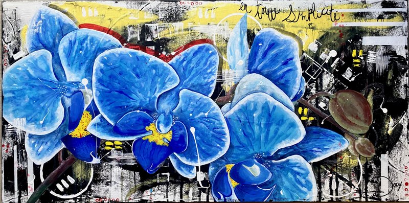 Techniques mixtes - 36'' x 18'' - 975$+tx