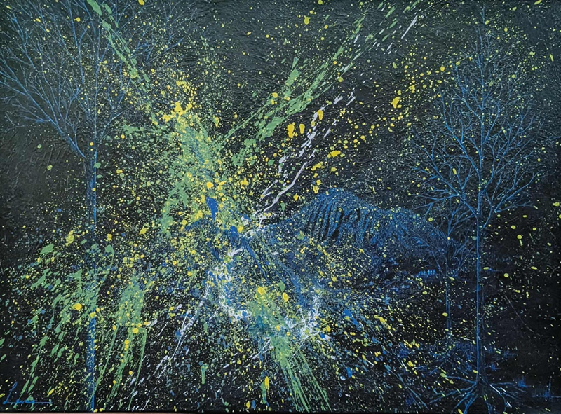 Acrylique - 48'' x 36'' - 3025$+tx