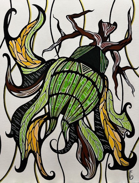 Acrylique - 16'' x 20'' - 480$+tx