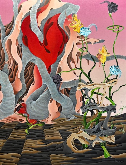 Acrylique - 35'' x 45'' - 2365$+tx