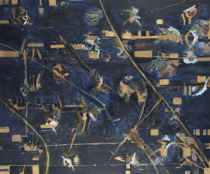 Techniques mixtes - 60'' x 50'' - 16700$+tx