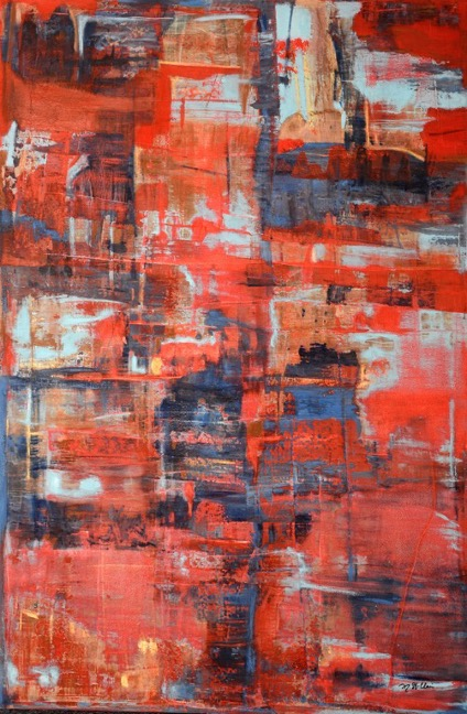 Techniques mixtes - 30'' x 48'' - 7700$+tx