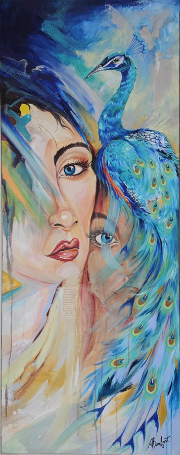 Techniques mixtes - 24'' x 60'' - 2160$+tx