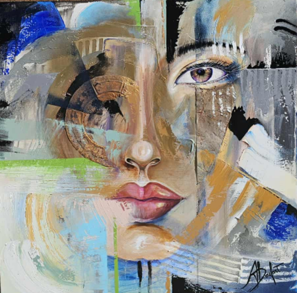 Techniques mixtes - 42'' x 42'' - 2650$+tx