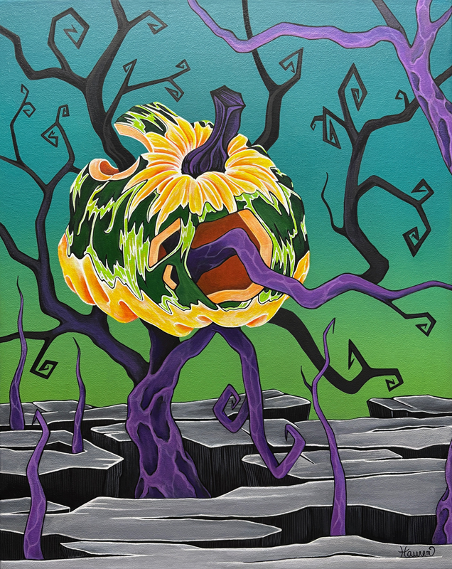 Acrylique - 18'' x 22'' - 595$+tx