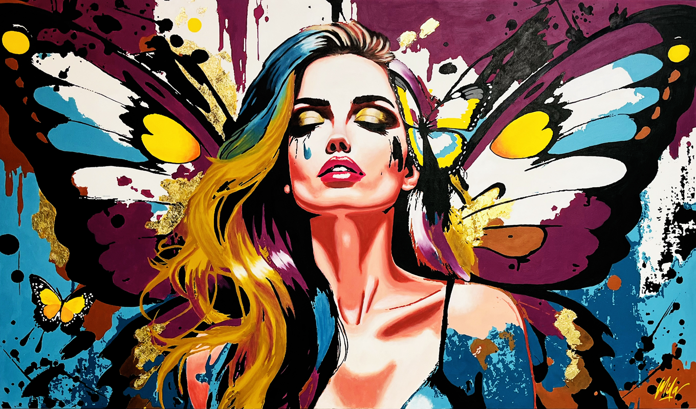 Techniques mixtes - 48'' x 28'' - 2690$+tx