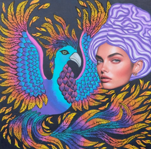 Techniques mixtes - 24'' x 24'' - 720$+tx