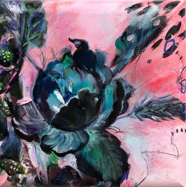 Techniques mixtes - 12'' x 12'' - 350$+tx