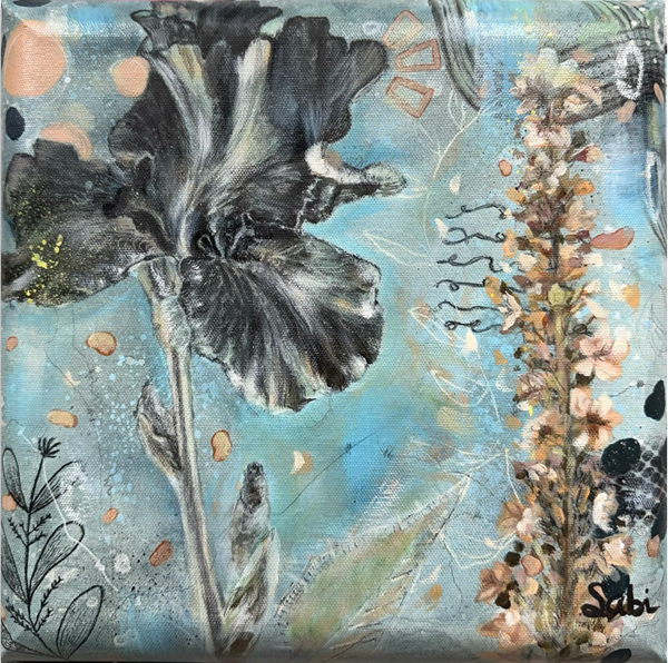 Techniques mixtes - 12'' x 12'' - 350$+tx