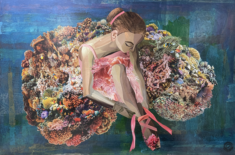 Collage - 36'' x 24'' - 1945$+tx