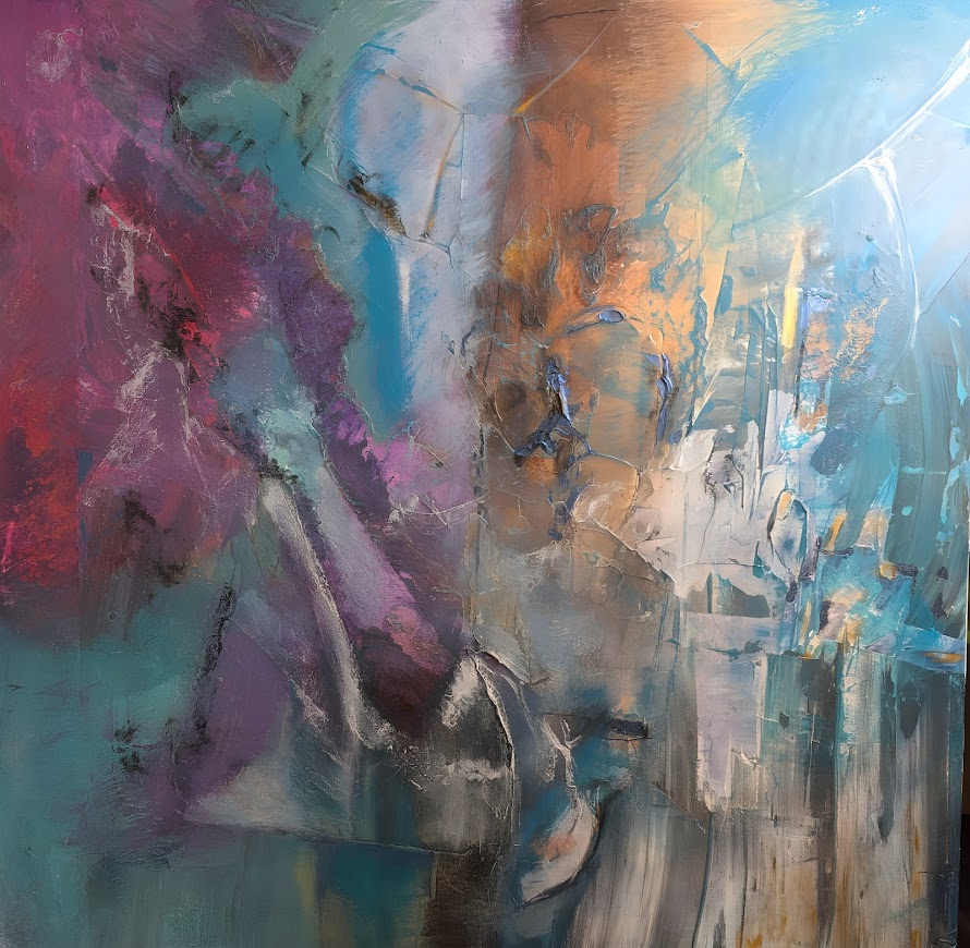 Techniques mixtes - 40'' x 40'' - 2400$+tx