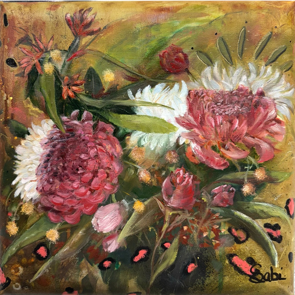 Techniques mixtes - 12'' x 12'' - 350$+tx